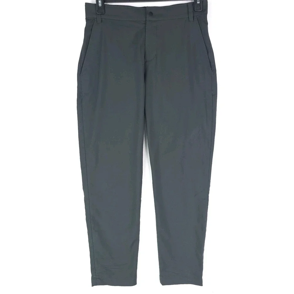 Nike Dri-Fit Golf Pants Dark Gray Flat Front 30x30 Fit 30X28 Performance DN2397